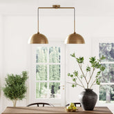 Metal Hanging Ceiling Pendant Light Brass