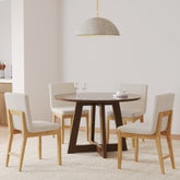 Modern Exposed Back Dining Chair (Set of 4)