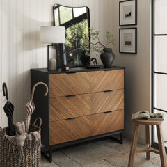 3-Drawer Brushed Fir Dresser
