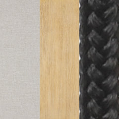 Outdoor Patio Wood Arm Chair Gray Acacia