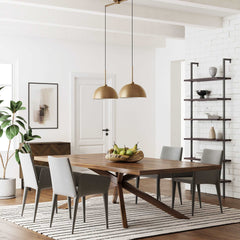 Metal Hanging Ceiling Pendant Light Brass