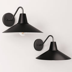Indoor or Outdoor Metal Decorative Wall Light (Set of 2)