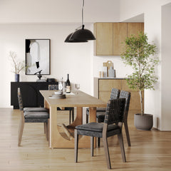 Mid-Century Modern Table Extension with Wood Veneer