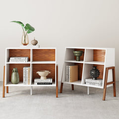 Mid-Century TV Console (Set of 2)